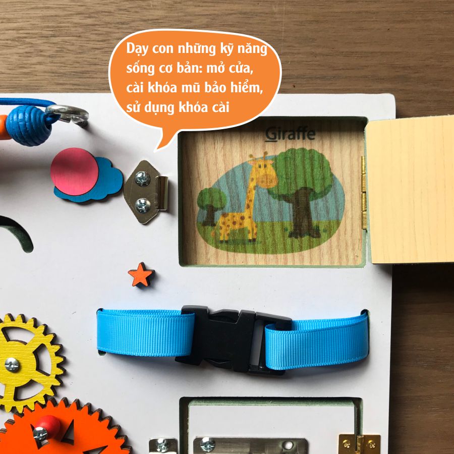 Bảng đồ chơi busy mini cho bé, nhỏ gọn