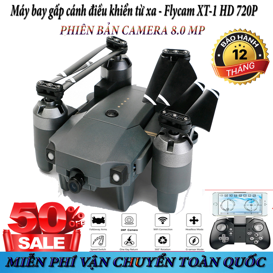 Bộ Điều Khiển Flycam Siêu Chất, Giá Cực Tốt , Flycam quay video Full HD 720P, Máy bay điều khiển kết