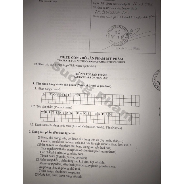 [HCM](CHÍNH HÃNG) Kem Face Pháp PHƯƠNG ANH