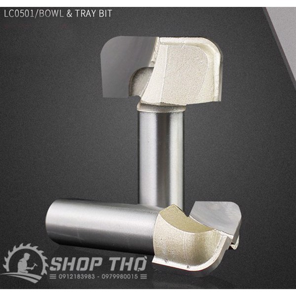 Mũi phay Tideway đánh rãnh bo tròn LC0501