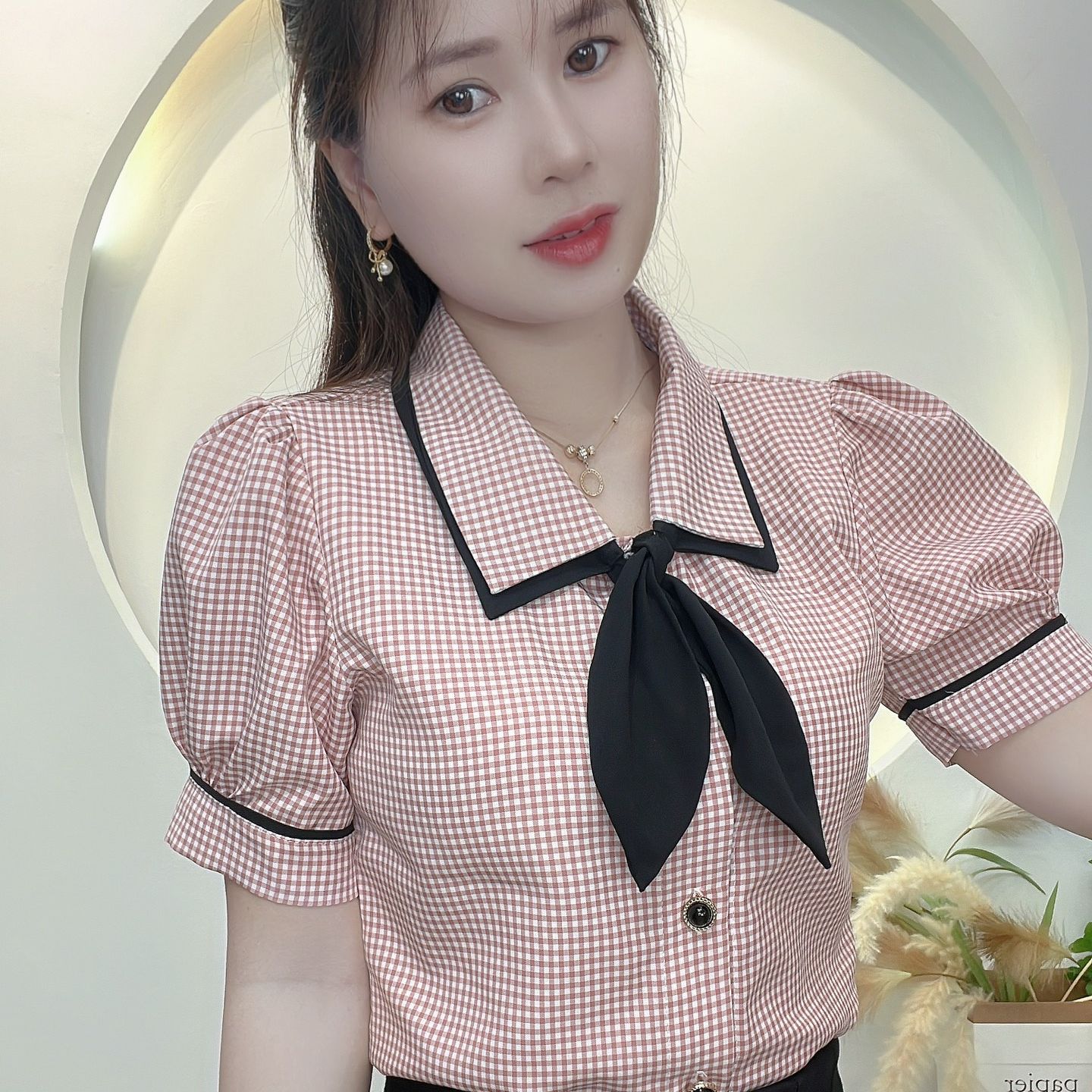 AN17 - ÁO CÔNG SỞ TAY NGẮN TRẺ TRUNG