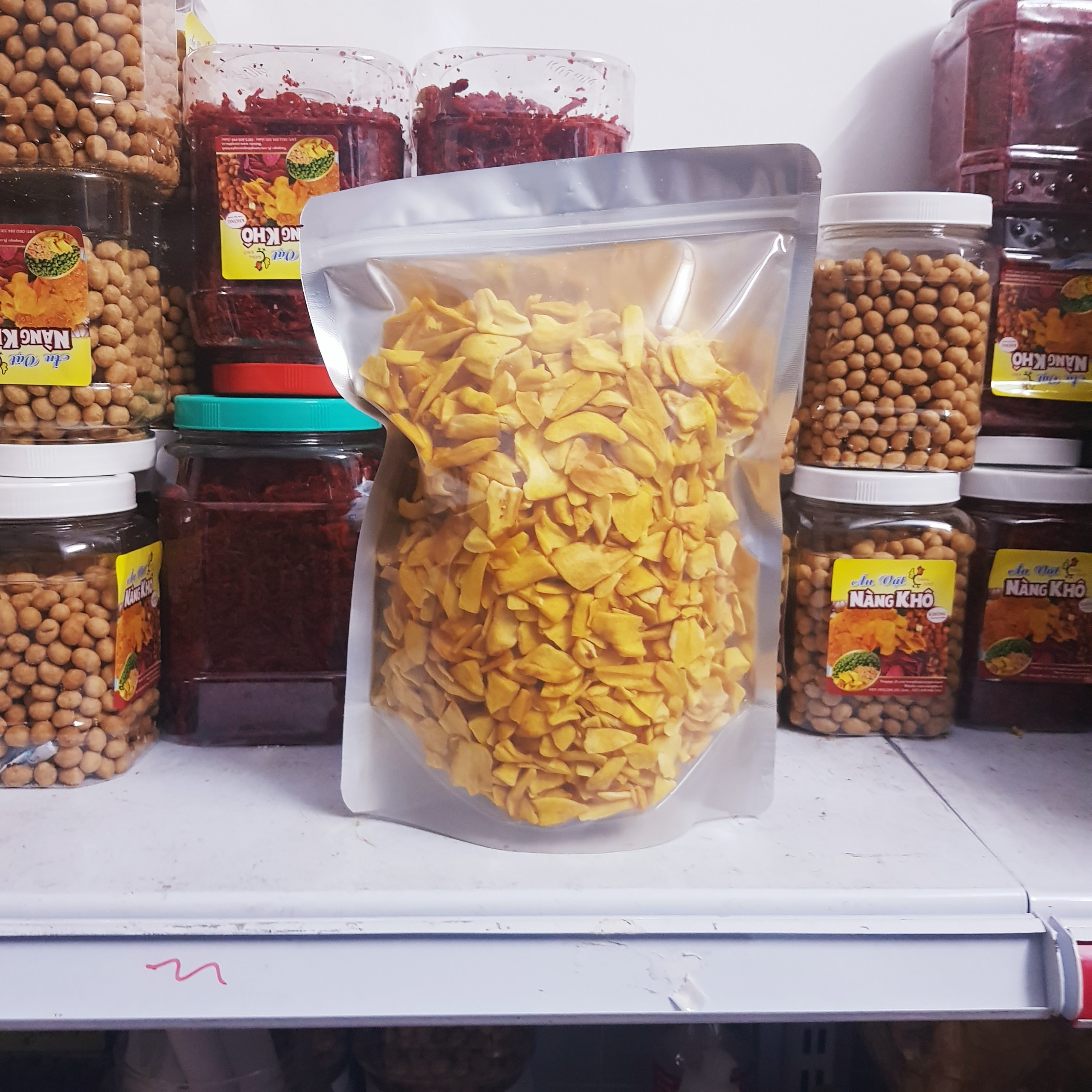 Mít sấy VỤN 500gr  ( Giòn ngon ) - Đồ ăn vặt Nàng Khô