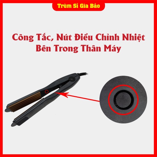 Máy dập làm xù tạo phồng chân tóc, máy ép tạo kiểu xoăn mì, uốn tóc xoăn sóng