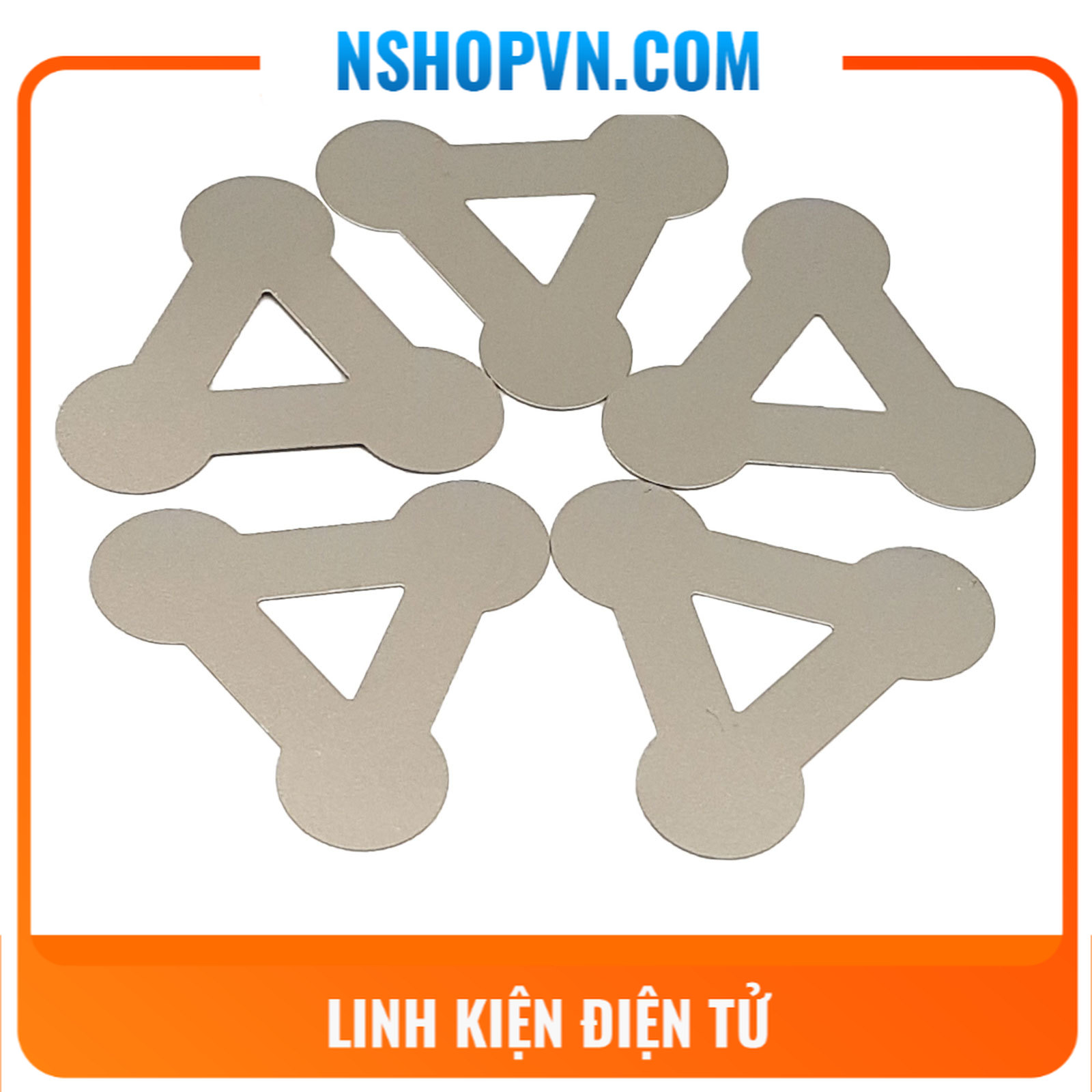Kẽm hàn cell khối 3 pin 18650 - bộ 2 cái