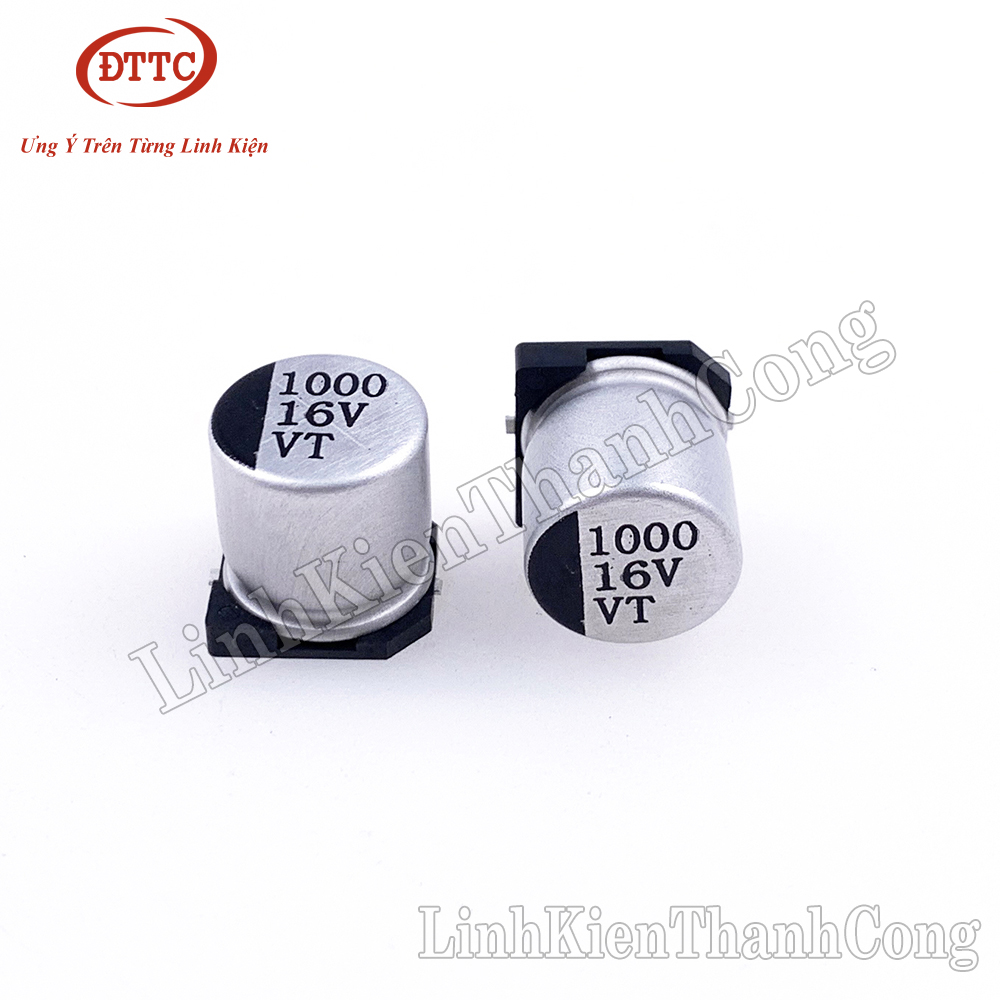Tụ Nhôm 1000uF 16V 10x10mm