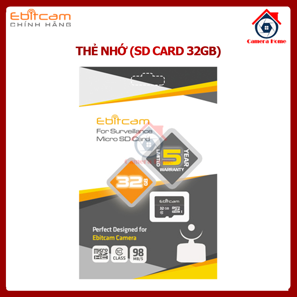 [BÁN LẺ - GIÁ SỈ] Thẻ Nhớ EBITCAM MicroSD 32GB - Camera Home
