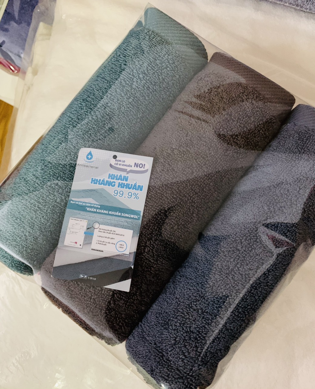Anti-bacteria Premium Towel - Songwol Korea