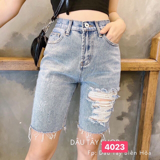 QUẦN JEAN NGỐ NỮ RÁCH 🌞