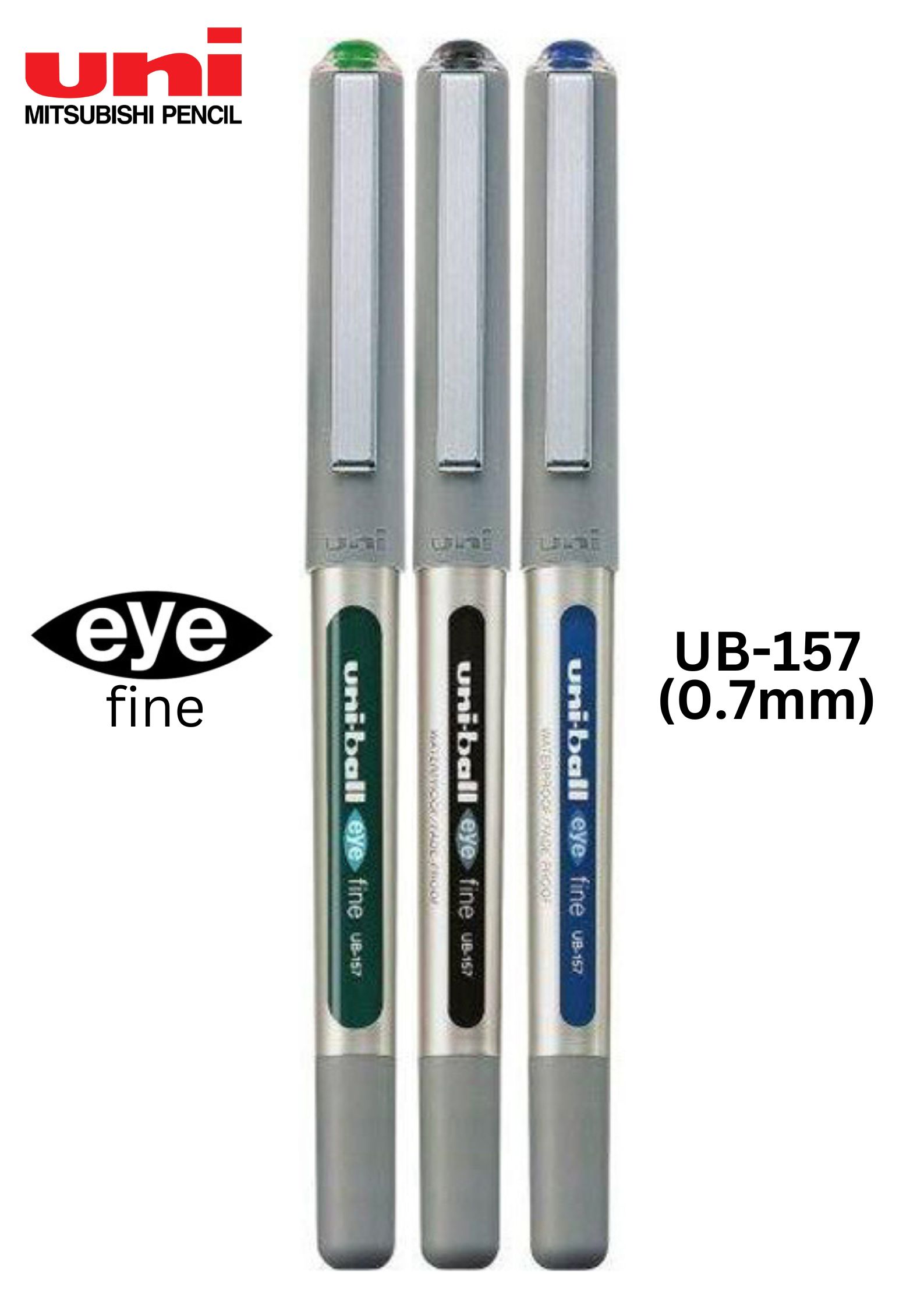 Ub-150 (0.38, 0.5mm, 1.0mm) /ub-157 (0.7mm) ni-ball eye signature pen