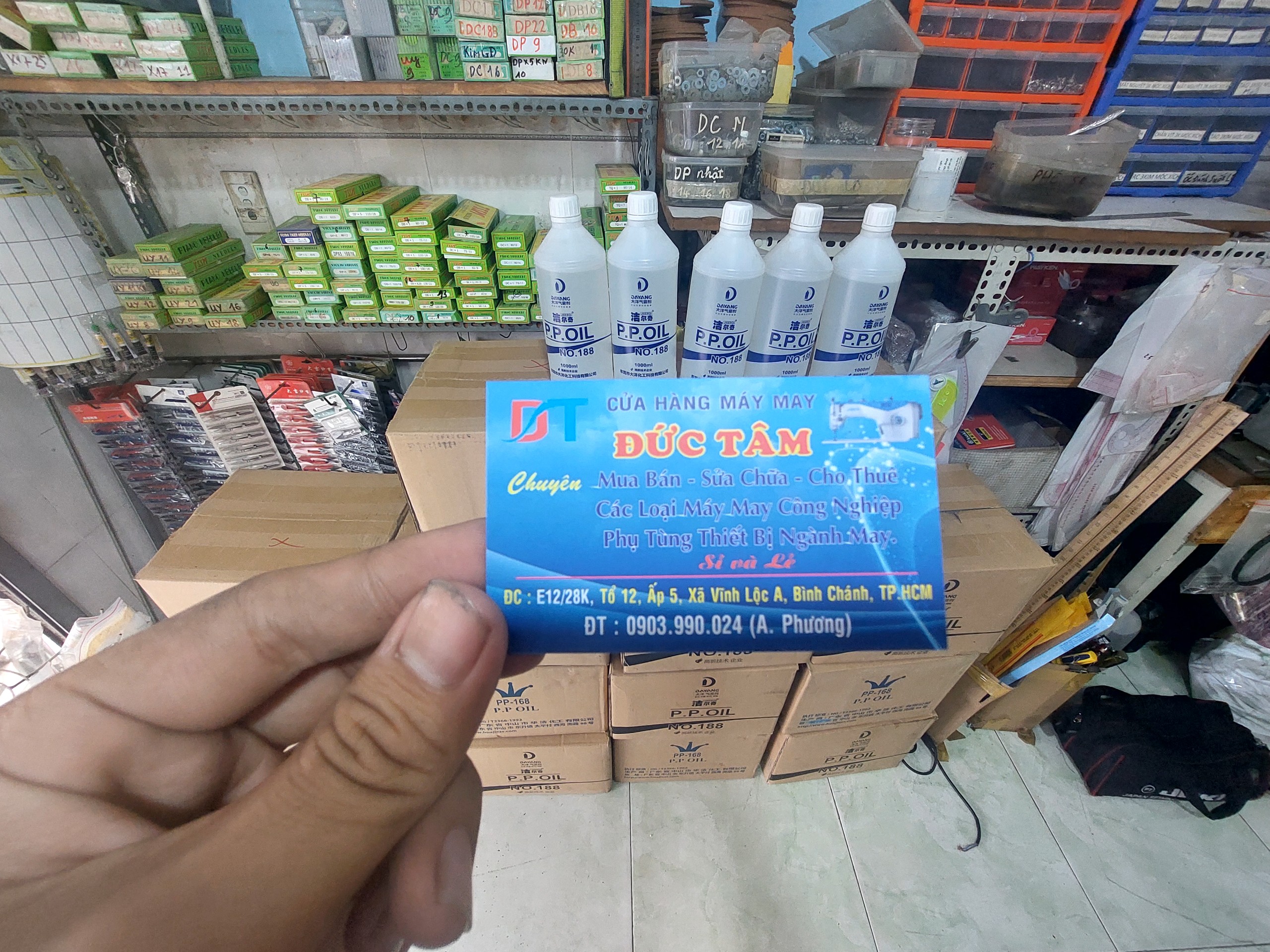 chai dầu bôi trơn chỉ DAYANG