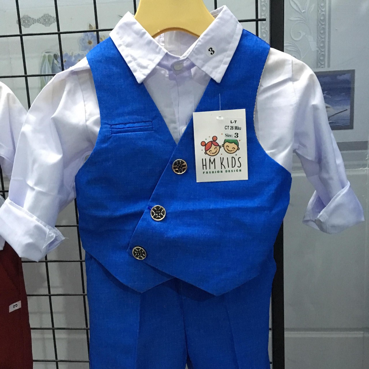 Bộ gile công tử cho bé 10-25kg
