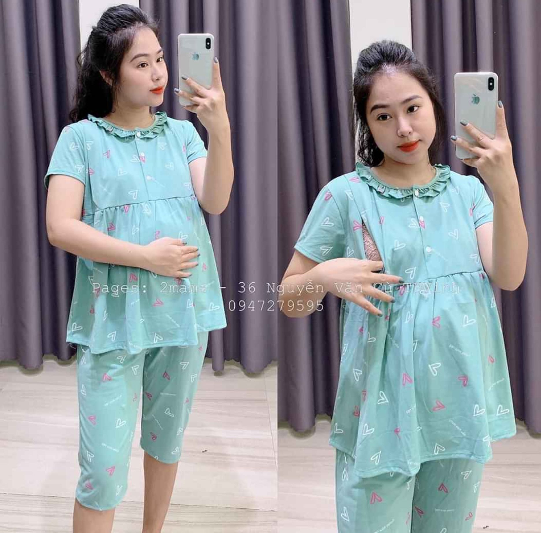 Bộ đồ bầu mặc nhà mẫu mới