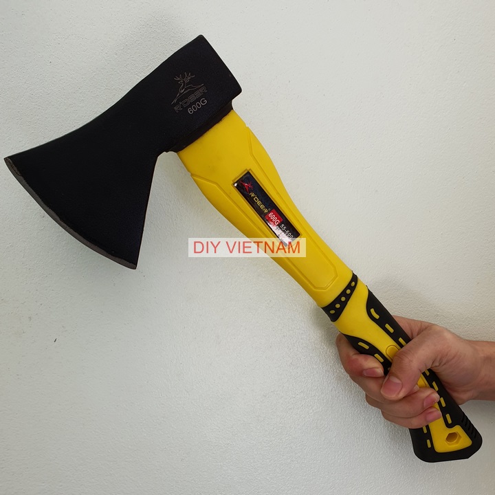 Búa Rìu Hãng R'DEER 600Gr Bảo Hành 12 Tháng Công Dụng Bổ Củi, Chặt Cây, Làm Vườn, Thoát Hiểm, Cứu Hộ Đa Năng