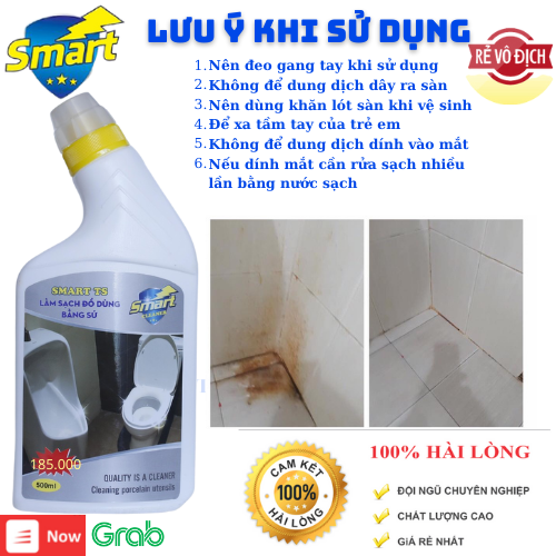 [RẺ VÔ ĐỊCH]Tẩy rửa thông minh TẨY SỨ SMART - TS (300ml /500ml)