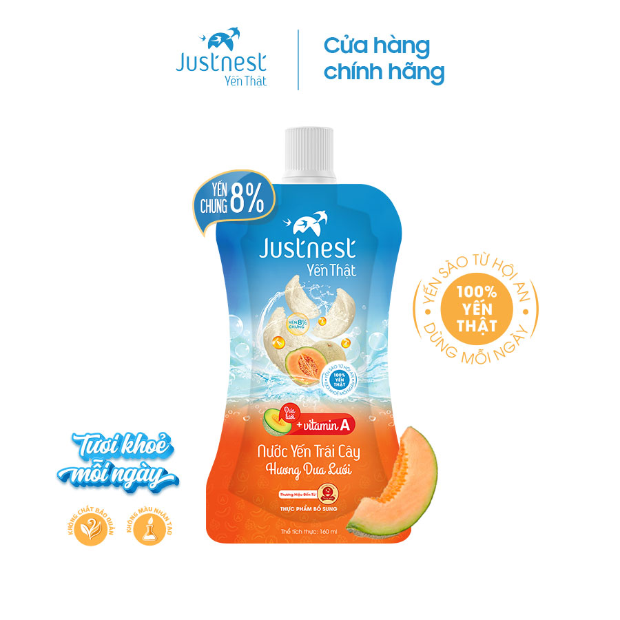 Túi Nước Yến Thật Justnest nguyên bản (160ml)