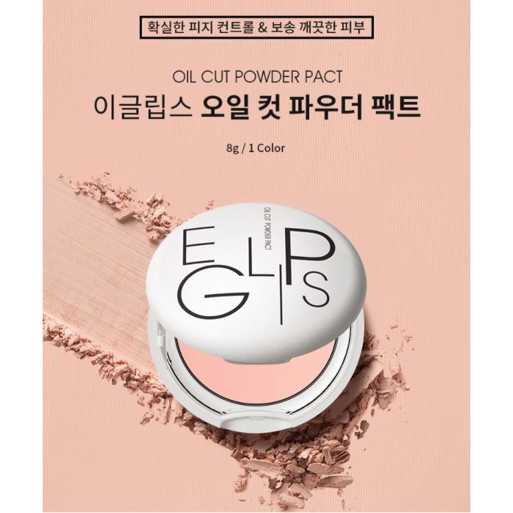 [HCM]Phấn Phủ Kiềm Dầu Eglips Oil Cut Powder Pact