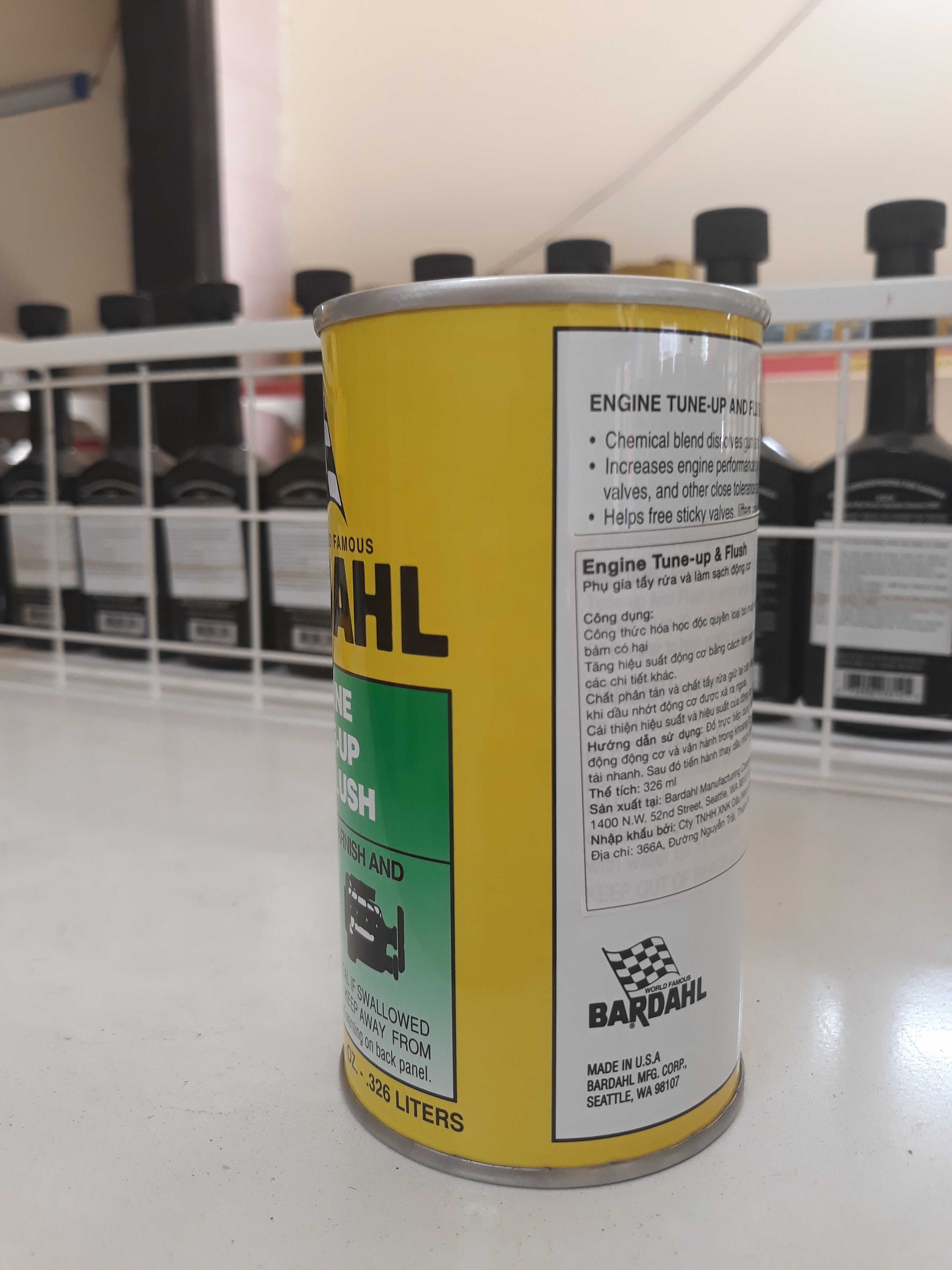 Phụ gia xúc rửa làm sạch động cơ Bardahl