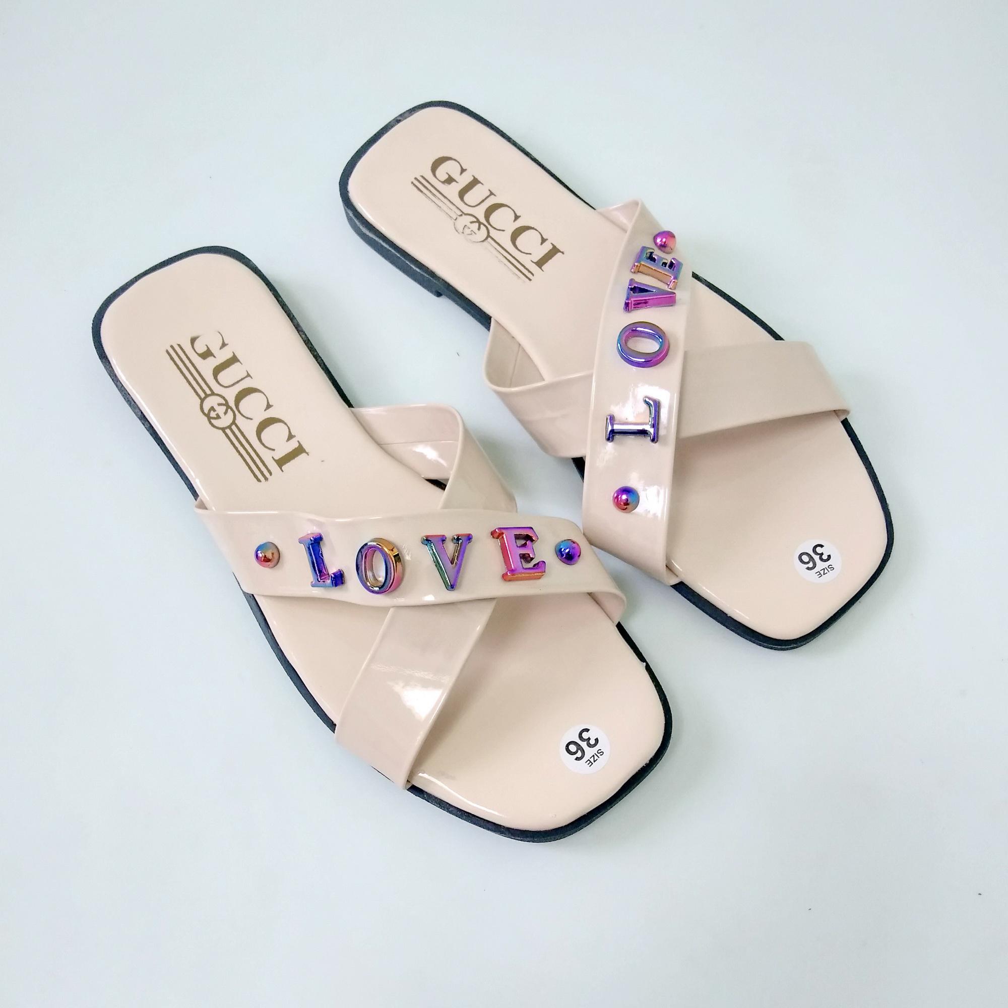 [HCM]Dép quai chéo LOVE