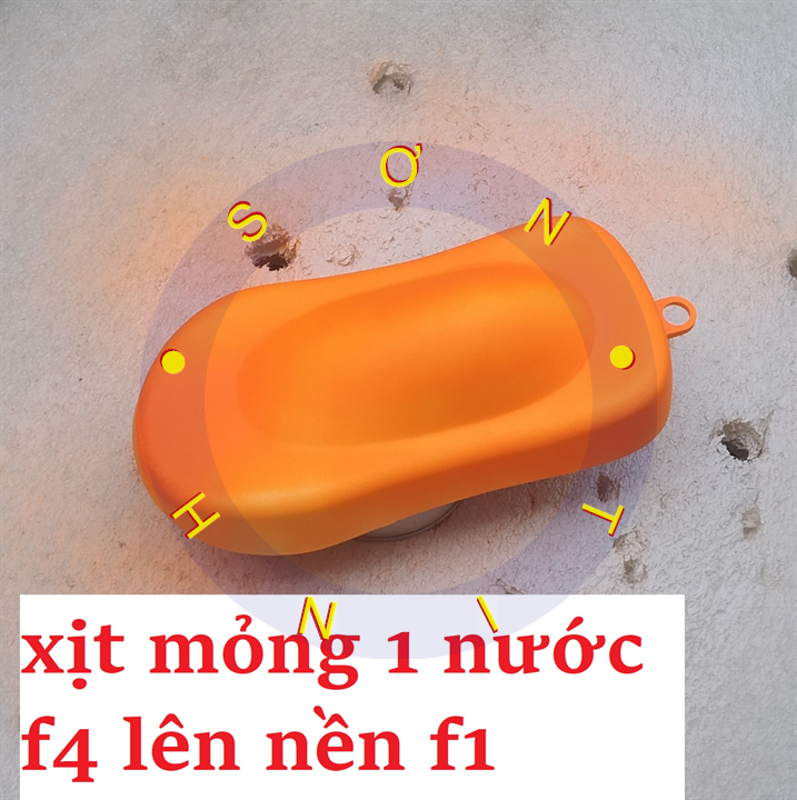 Sơn Xịt Phản Quang Màu Cam ATM F4 Chính Hãng