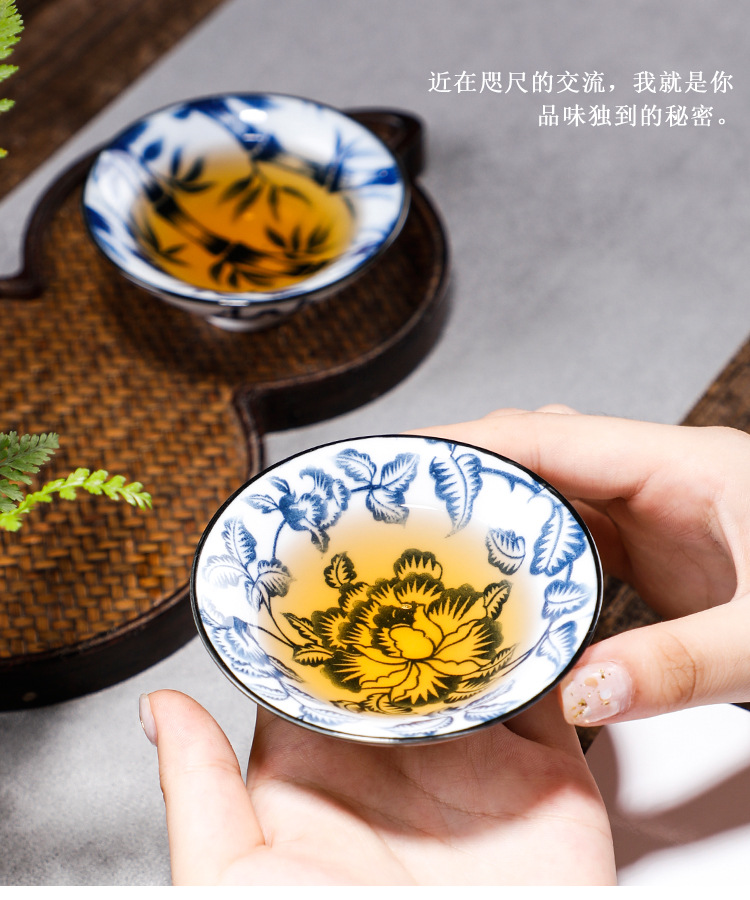 Chén Sứ Cảnh Đức Dáng Nón Dùng Uống Trà