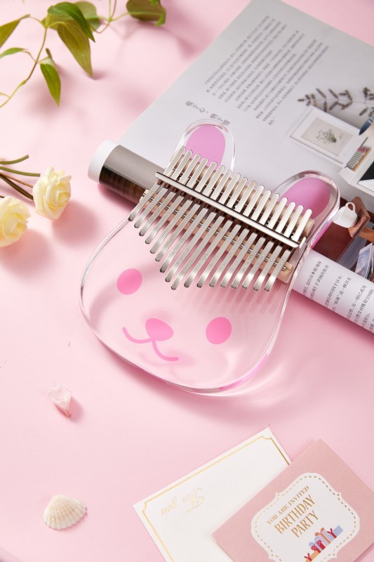 Đàn Kalimba trong suốt chính hãng Hope Music Thỏ