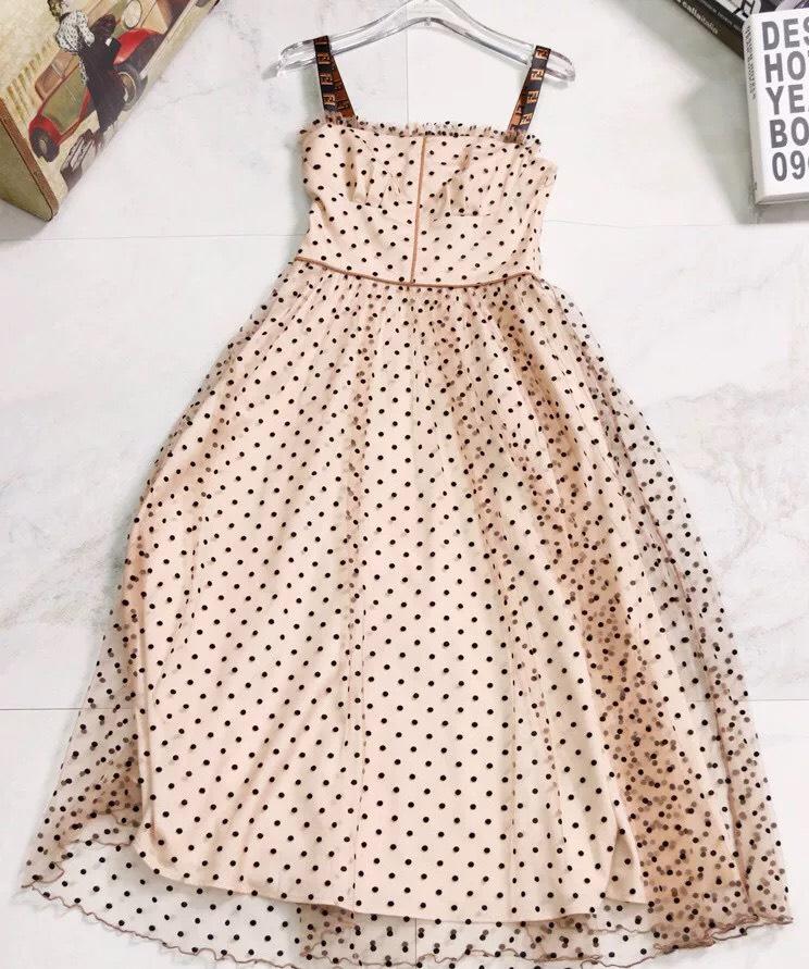 ĐẦM MAXI CHẤM BI DUYÊN DÁNG