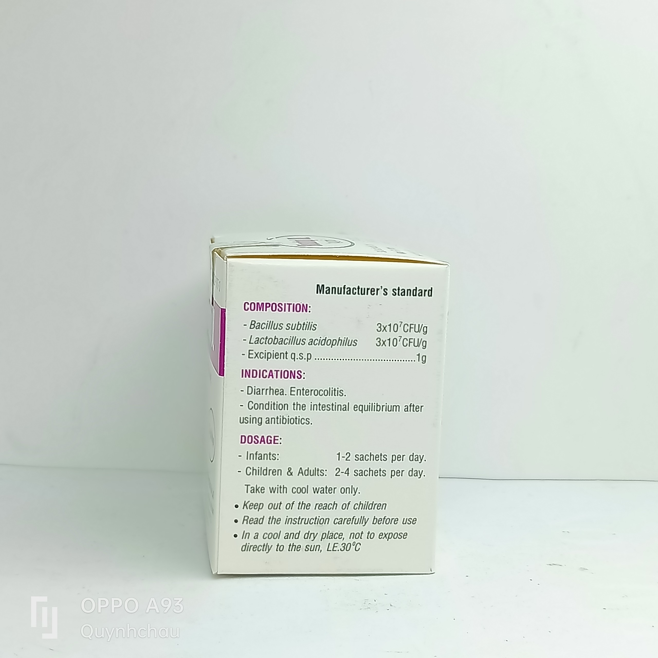 Men tiêu hóa Biosubtyl DL hộp 25 gói