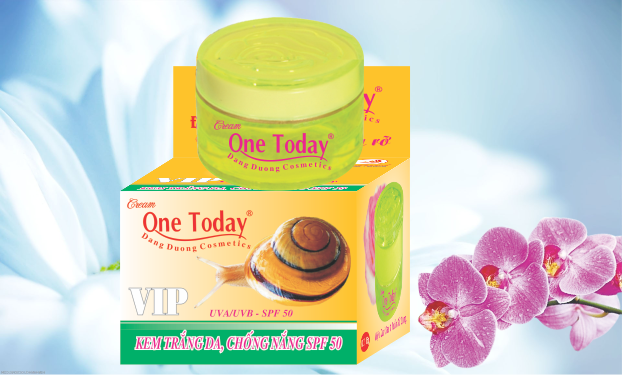 Kem ốc sên One Today trắng da chống nắng VIP 15g