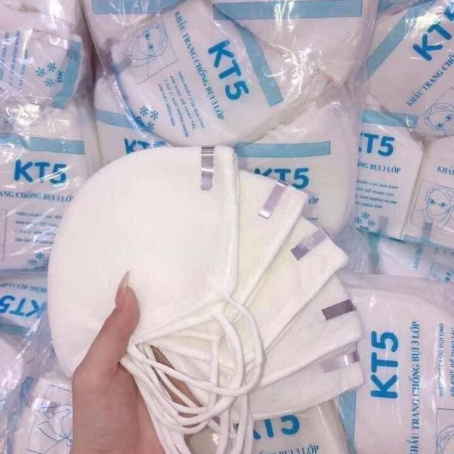 Khẩu trang y tế 3 lớp KT5 kháng khuẩn và bụi mịn phòng ngừa virus cao cấp, khẩu trang, khau trang