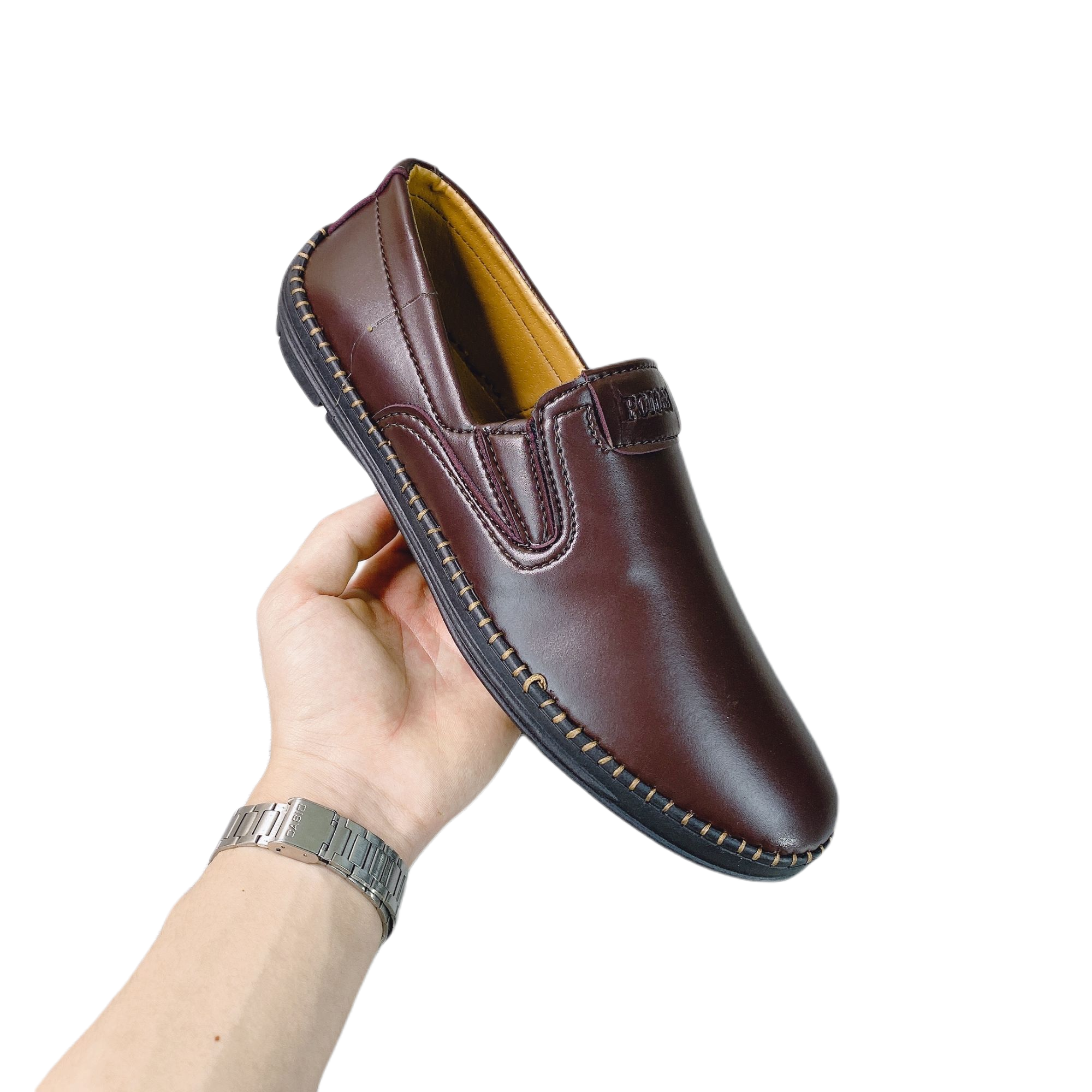 Giày lười nam Boss da mềm chất đẹp - M587 - ANKAR