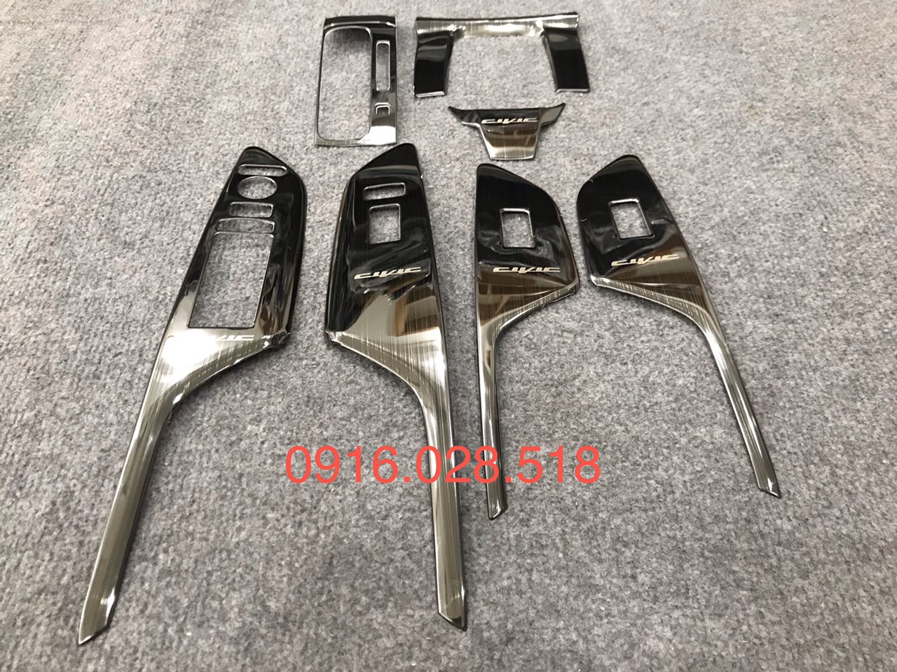 Ốp nội thất honda civic 2016-2019