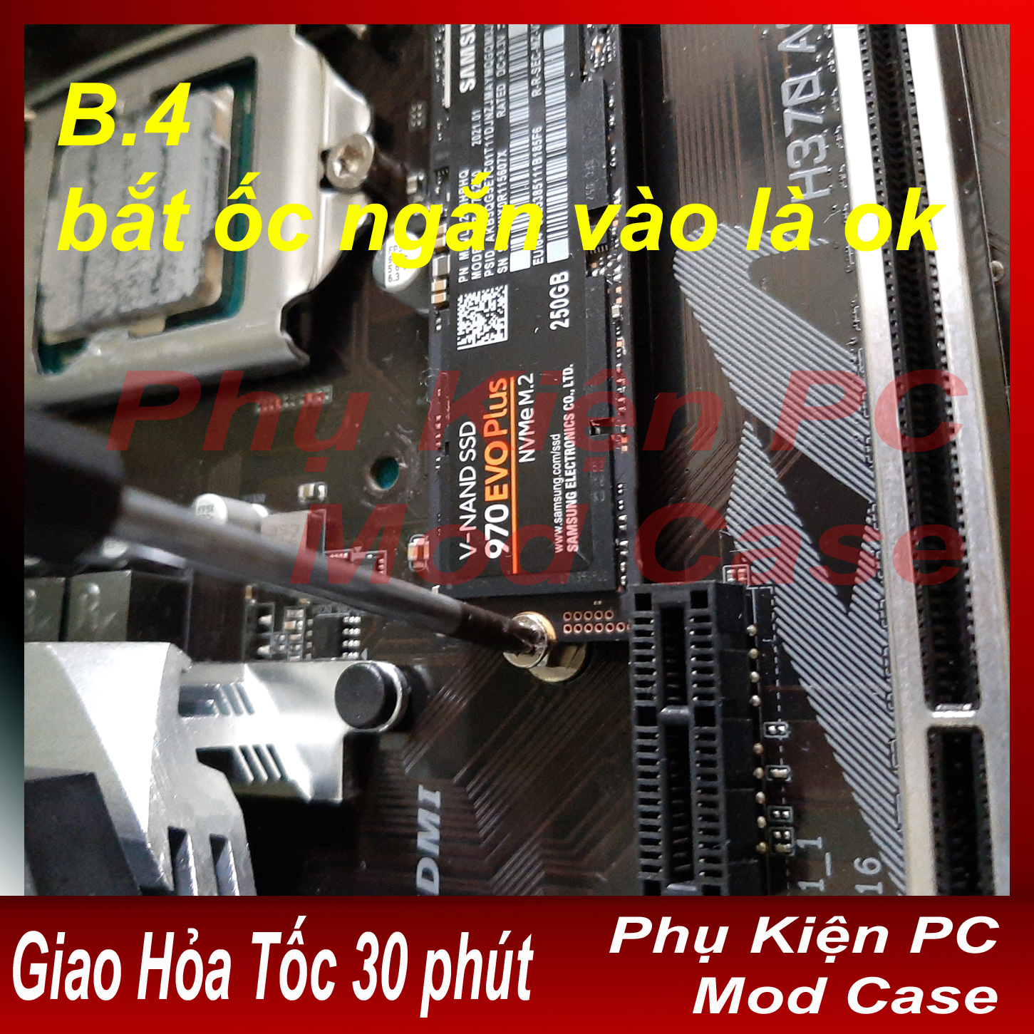 Ốc Trụ ssd M2 nvme trên main Gigabyte
