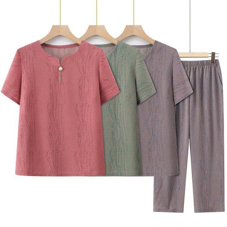 Bộ quần áo trung niên Nữ, Bộ đồ trung niên đi tiệc – đi chơi cho mẹ Món quà dành tặng cho mẹ ý nghĩa