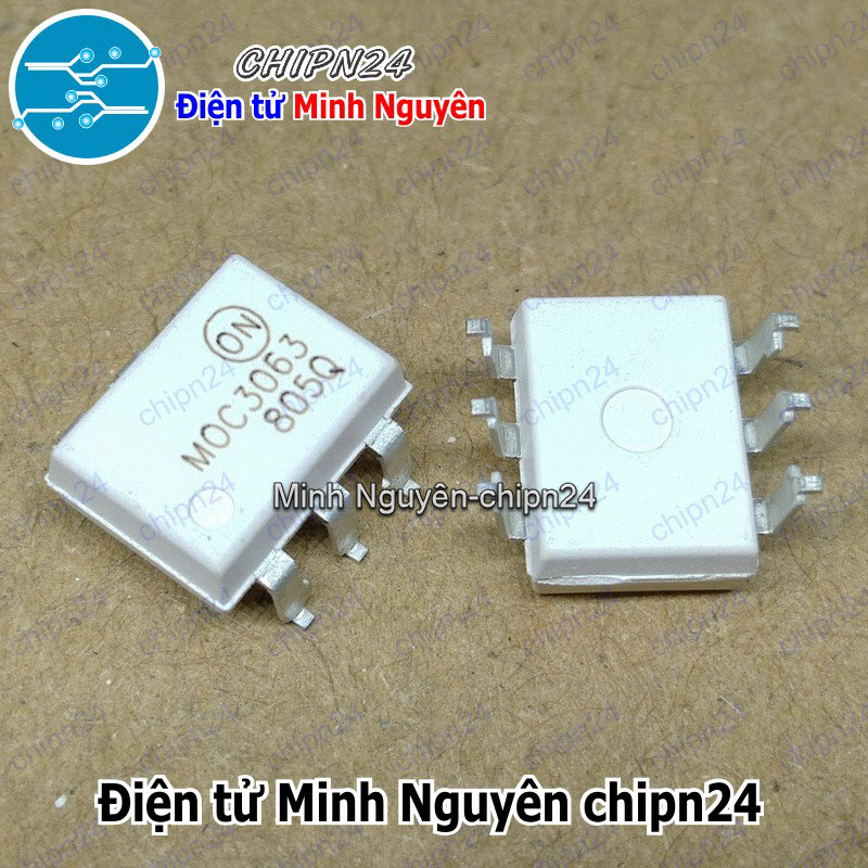 [1 con] (ST) Opto Dán MOC3063 SOP-6 Trắng Hàng Tốt (SMD) - HH003624