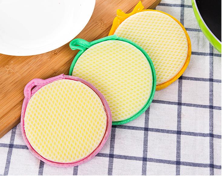 [HCM] Miếng rửa chén tròn 2 mặt nhiều size - J149
