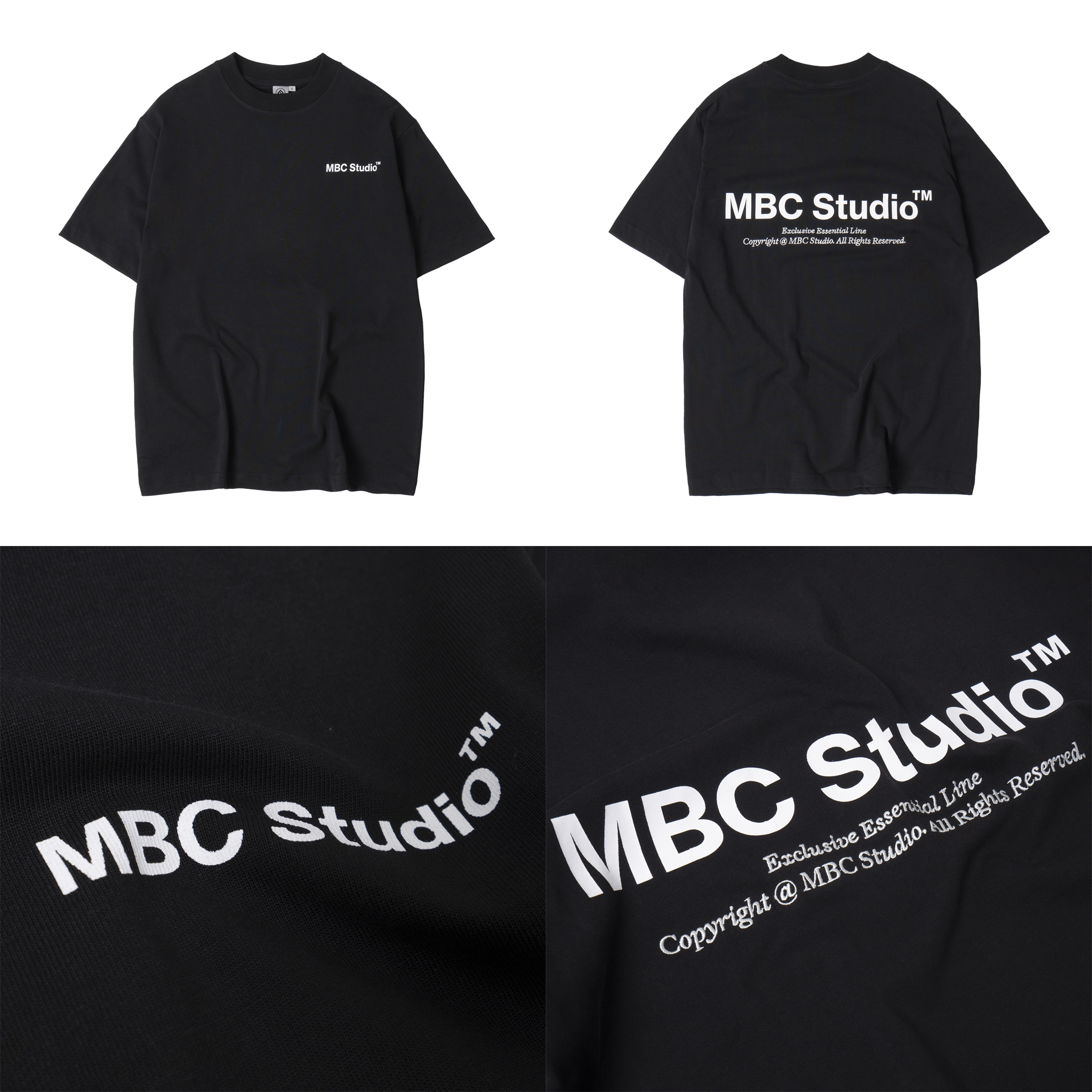 Áo Thun MBC Studio F/W 2022 Collection - Đen/Kem