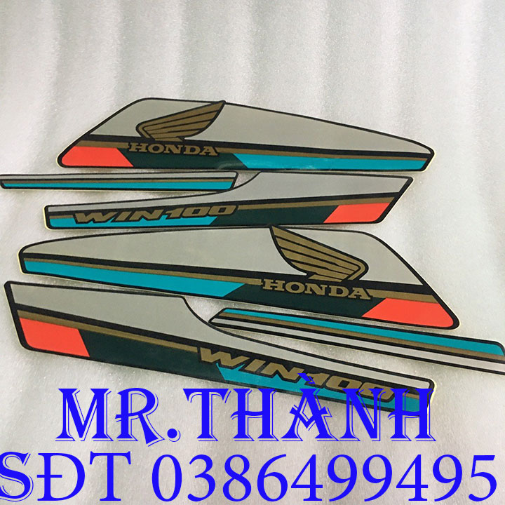 Bộ Tem 3 Lớp Xe Win 100 Đời 96