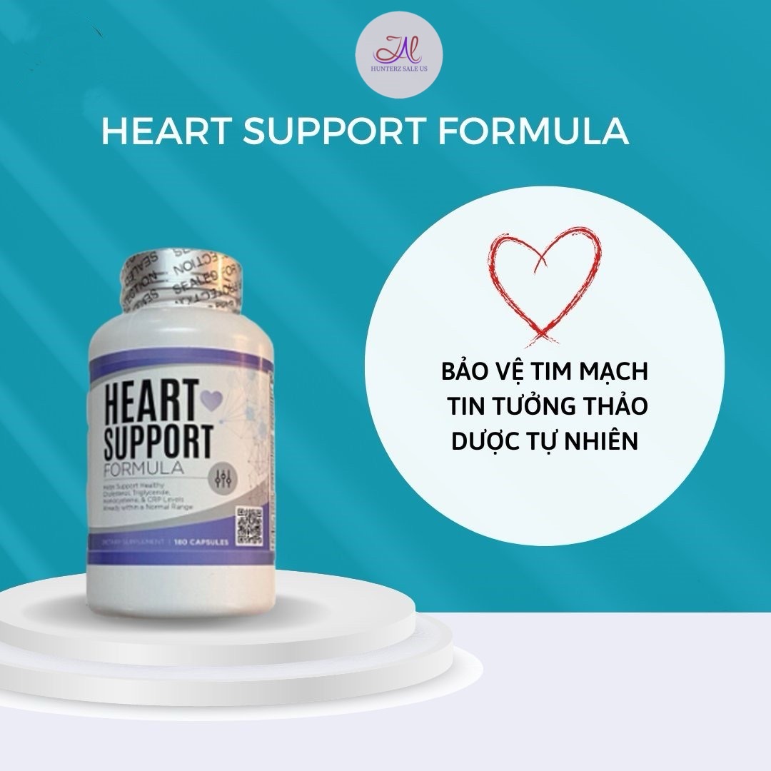 Viên Uống Bổ Tim Heart Support VITAHERB (180 viên)