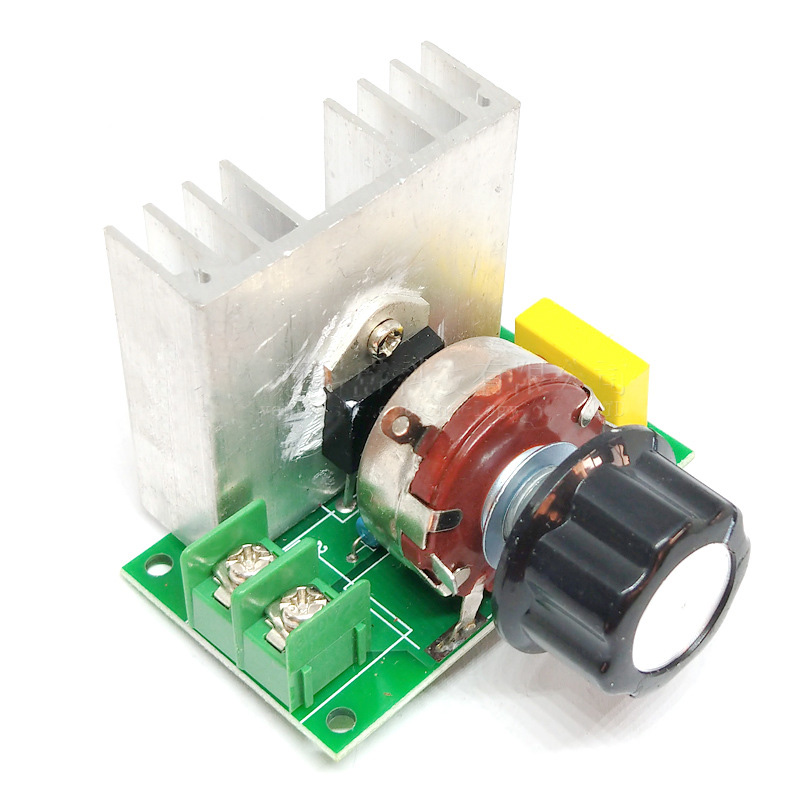 Bộ Điều Chỉnh Điện Áp SCR 4000W Bảng Điều Khiển Điều Khiển Tốc Độ Mô-đun Công Suất Cao Điều Chỉnh Độ Sáng Tải Điện Trở AC 220V
