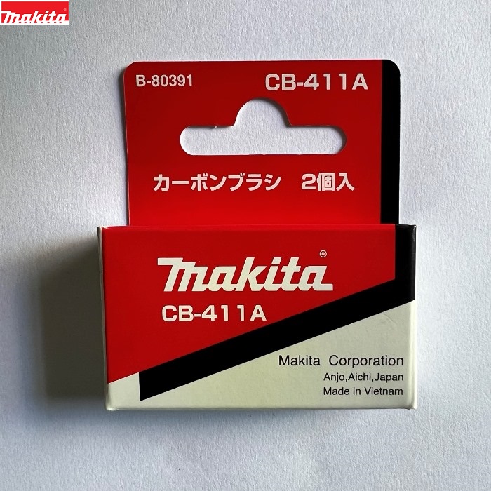 Chổi than cb411 cb-411a makita chính hãng / lắp cho 3709, 6951, 9032, 9910, 6922nb, 9500nb, ds4011, jn1601