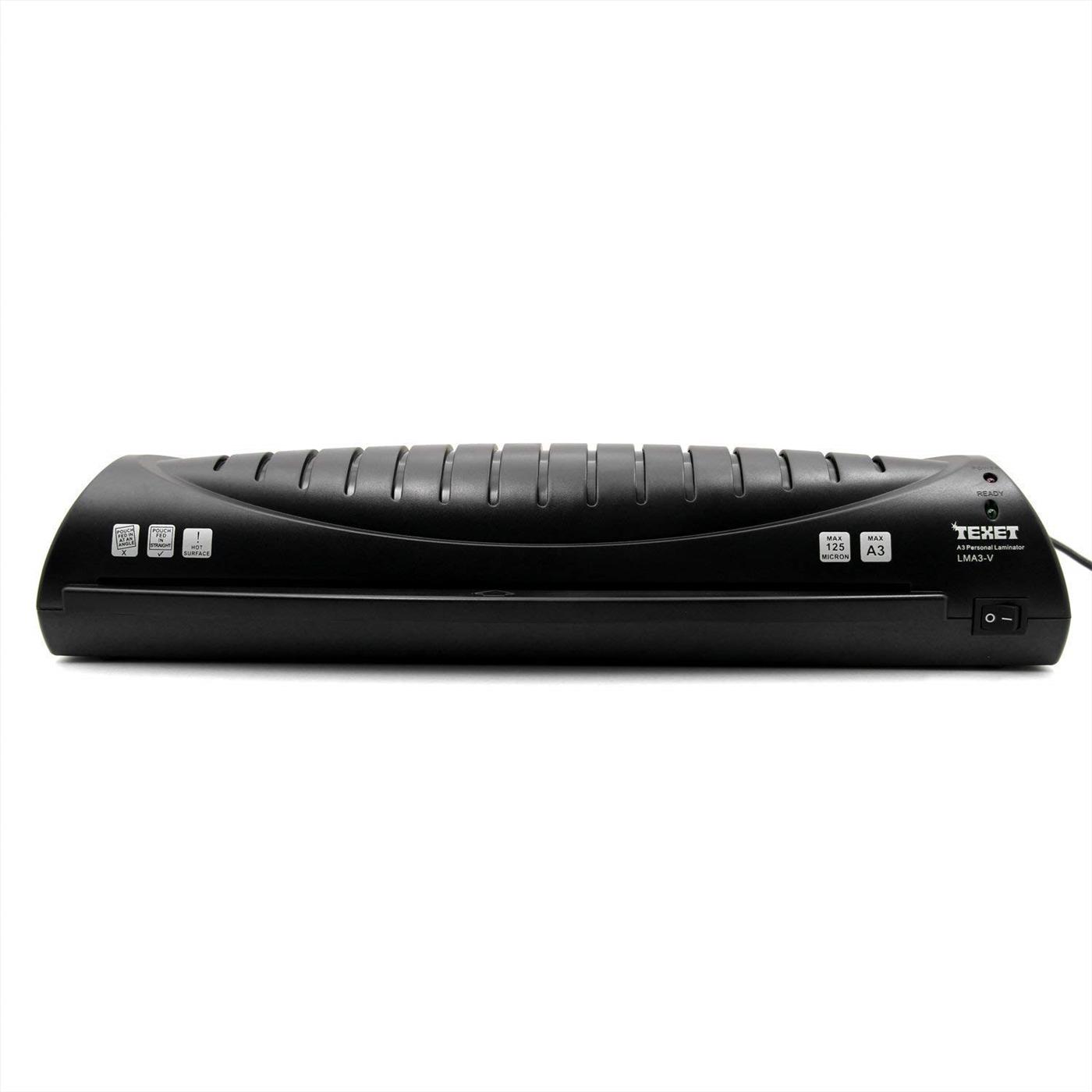 Máy ép Plastic khổ A3 Texet LMA3-V (đen)
