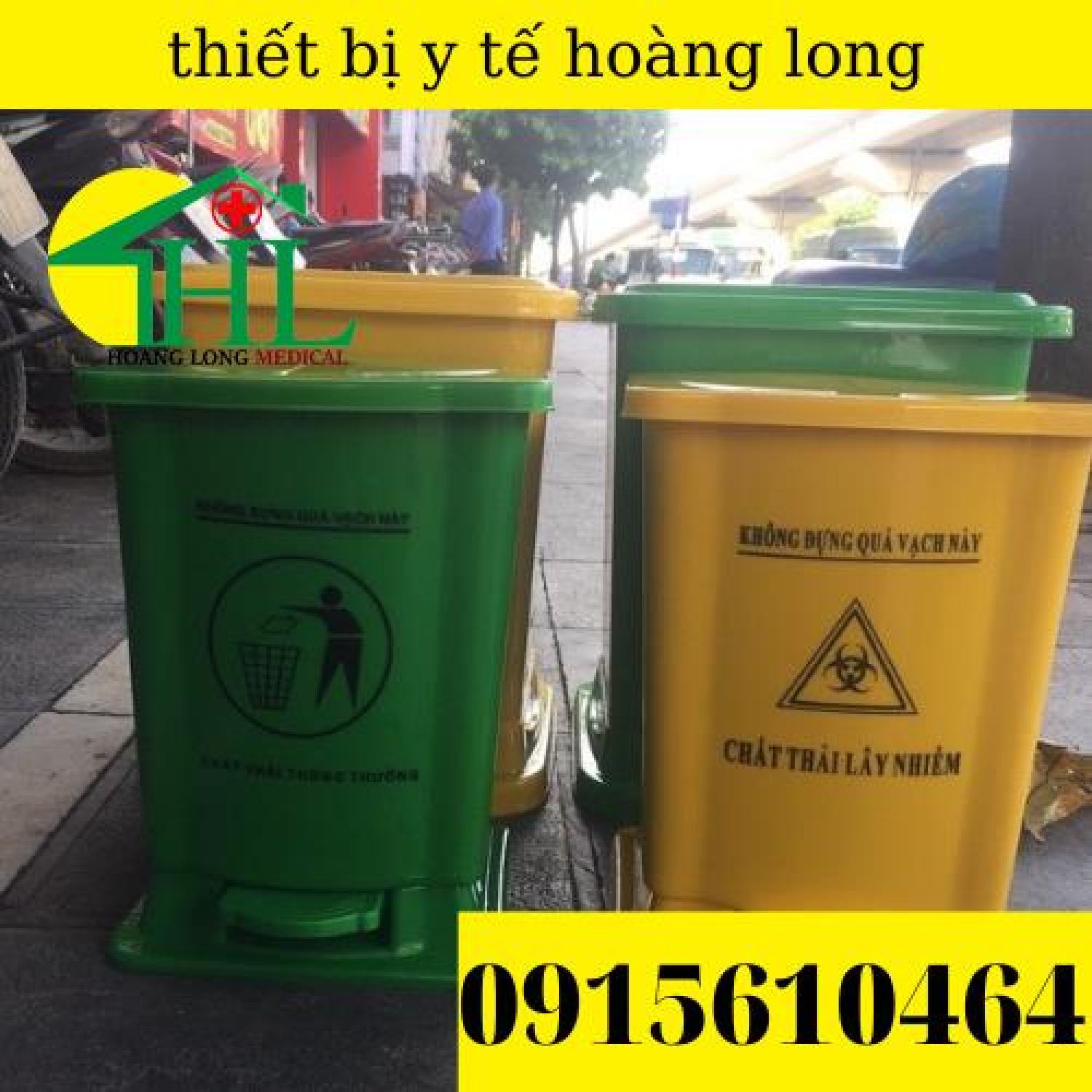 Thùng Rác Y Tế 30 Lít Có Đạp Chân