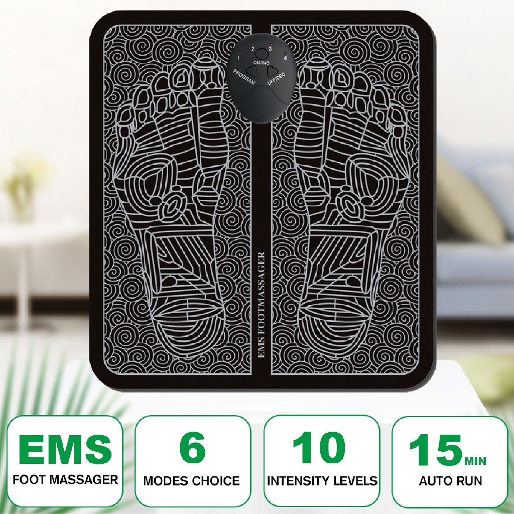 THẢM MASSAGE CHÂN EMS 34CM ( PIN SẠC )