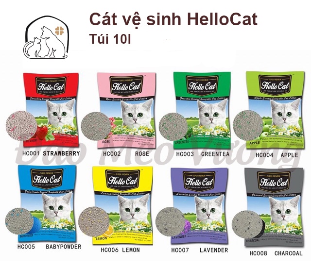 HELLO CAT - Cát vệ sinh cho mèo