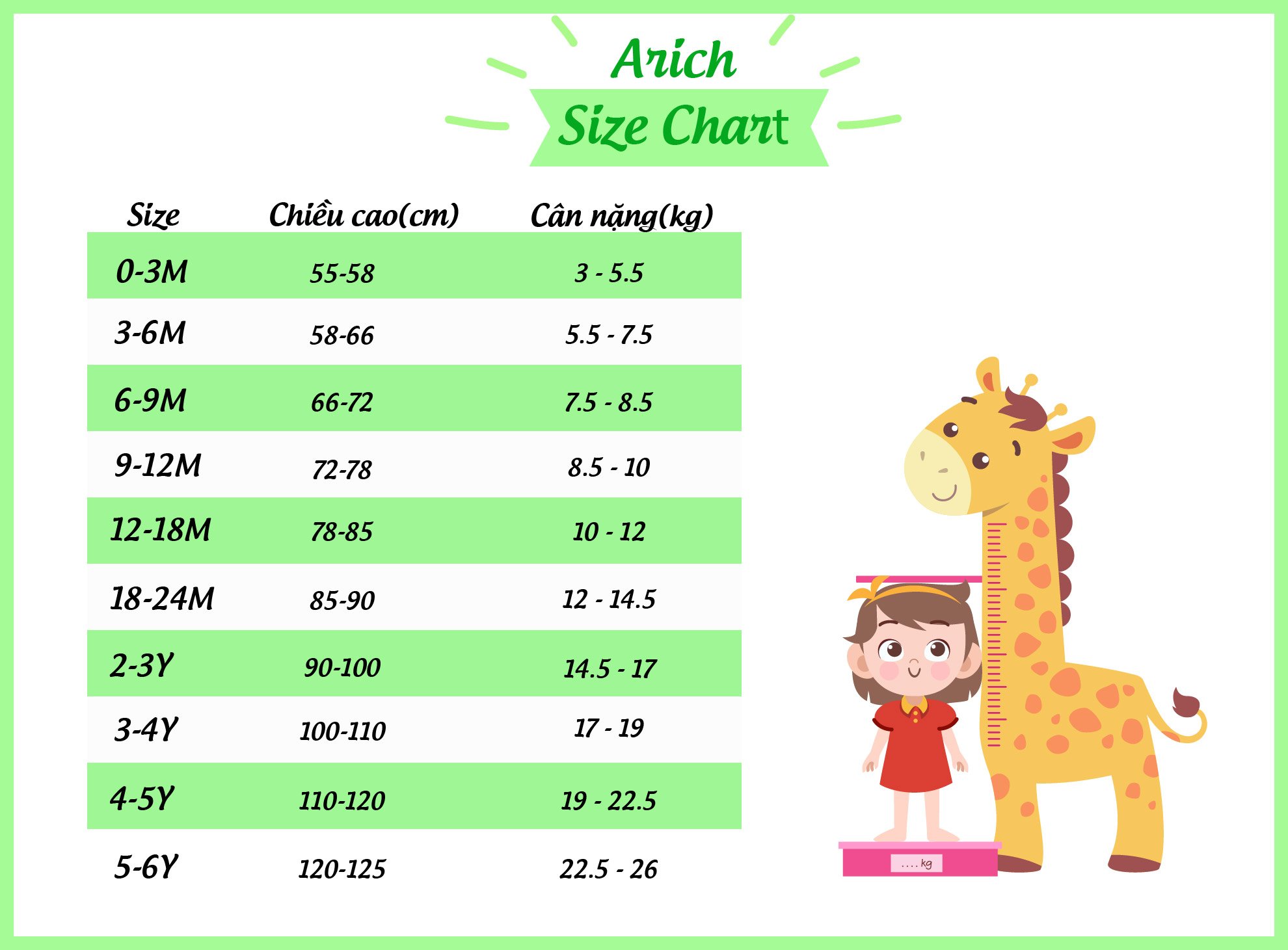 Bộ áo cộc nút cài thẳng cho bé sơ sinh đến 18 tháng - ARICH