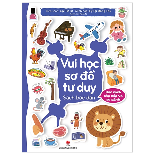 Fahasa - vui học sơ đồ tư duy: sách bóc dán - học cách sắp xếp và so sánh