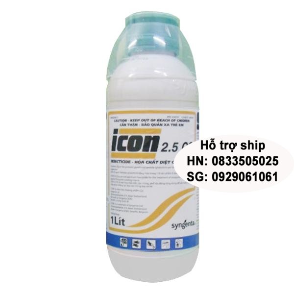 ICON  - Chai 1lít - Thuốc Diệt muỗi nhà hàng khách sạn - Diệt Côn Trùng Hàng nhập khẩu Thuỵ sỹ