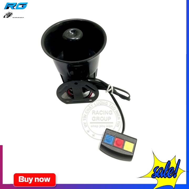 [HCM]Còi hú 3 chế độ cho xe máy oto