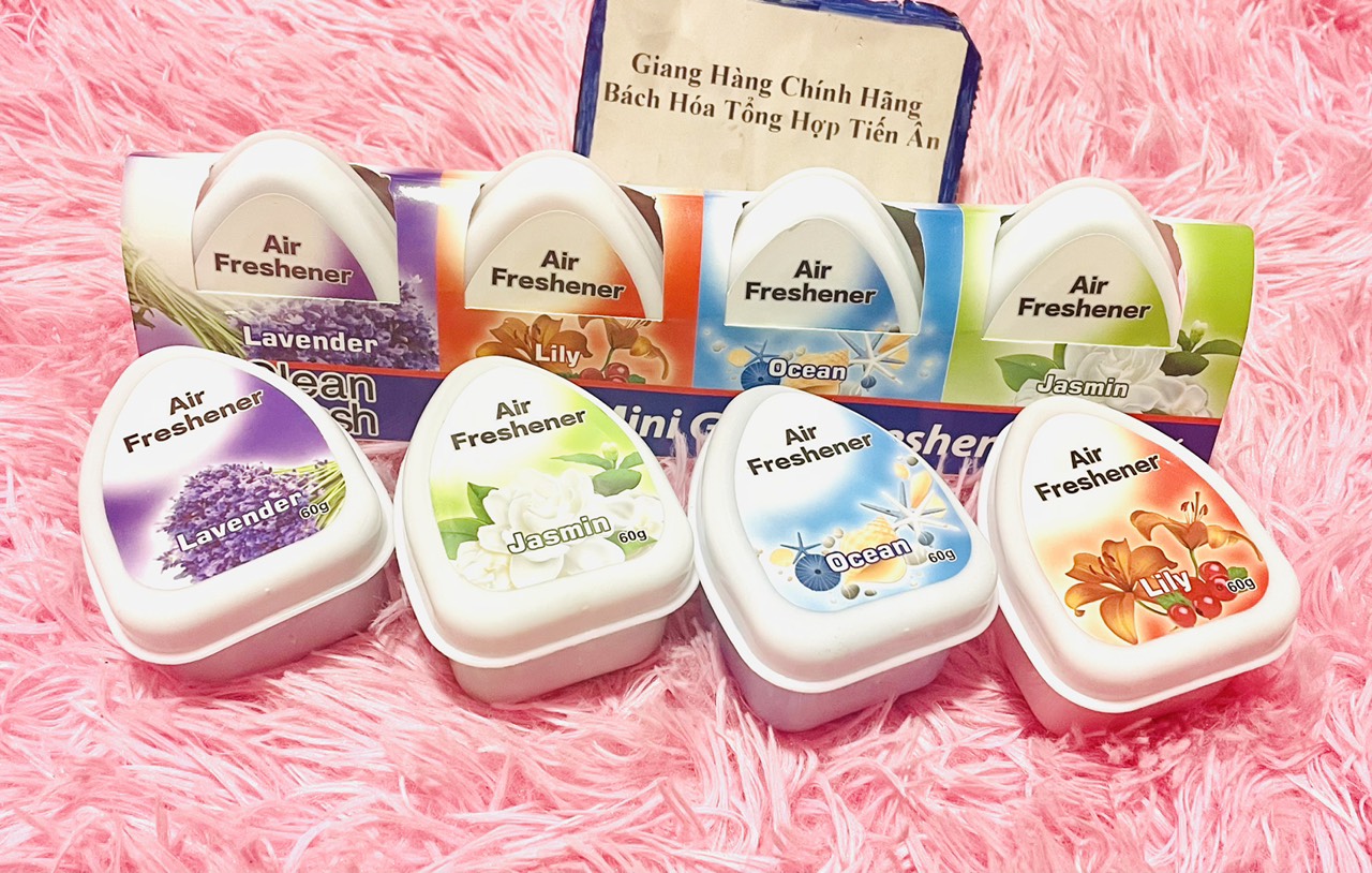 Lốc sáp thơm khử mùi clean&fresh 4 pack x 60g