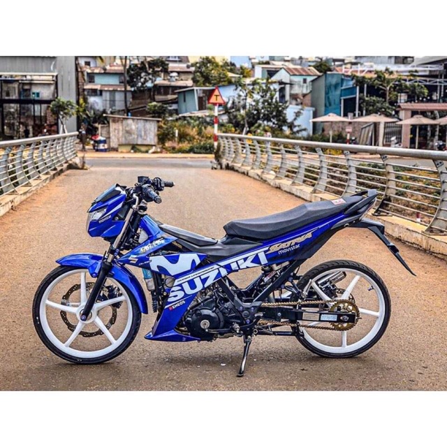 Tem rời Satria Movistar xanh trắng|mẫu mã đa dạng|chi tiết sắc nét|nhận làm Tem rời theo yêu cầu, chất lượng đảm bảo an toàn đến sức khỏe người sử dụng, cam kết hàng đúng mô tả